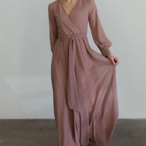 Brand new, never worn with tags. Floor length